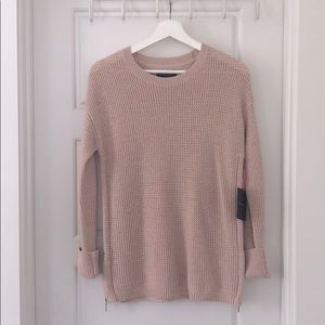Cynthia Rowley knitted sweater in blush - size XS